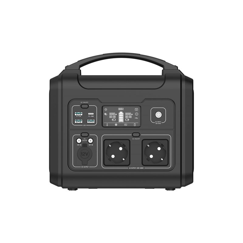 EZVIZ PS600, kannettava varavirta/latausasema, 607Wh, 4x USB, 2x Schuko, musta