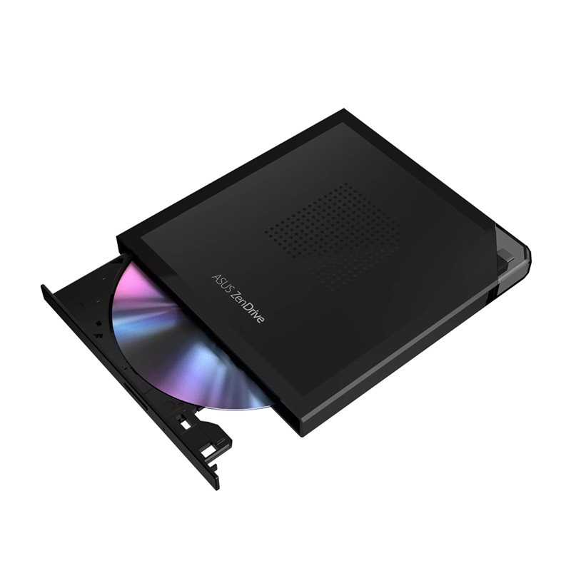 Asus ZenDrive V1M (SDRW-08V1M-U), ulkoinen kirjoittava DVD-asema, USB-C, musta