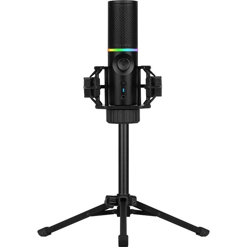 Streamplify MIC TRIPOD -mikrofoni, sis. kolmijalan, musta (Tarjous! Norm. 53,90€)