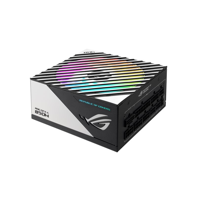 Asus 850W ROG Loki Platinum, modulaarinen SFX-L-virtalähde, PCIe 5.0, musta/hopea