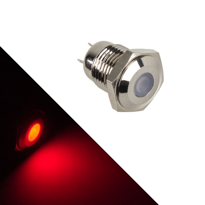 Lamptron Vandalproof LED-valoyksikkö, punainen/hopea