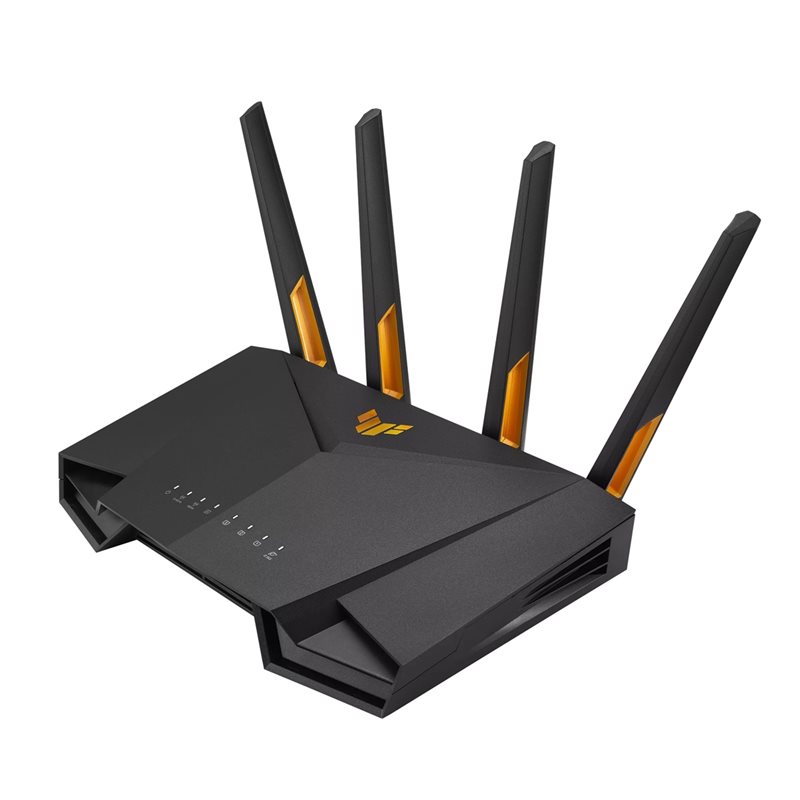 Asus TUF Gaming AX4200, Dual Band WiFi 6 -pelireititin, musta/oranssi