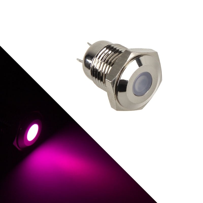 Lamptron Vandalproof LED-valoyksikkö, violetti/hopea