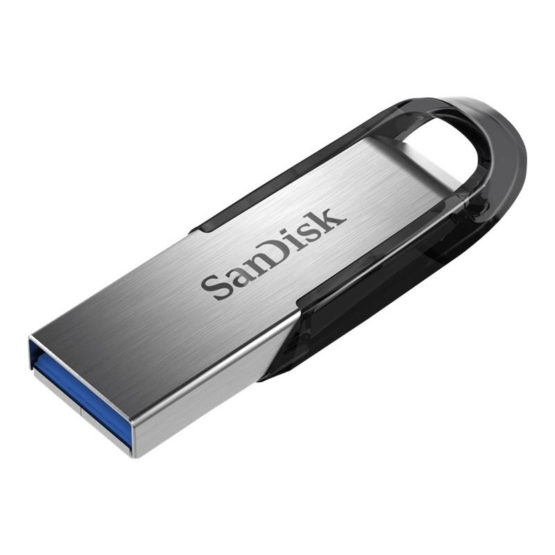 Sandisk 512GB Ultra Flair -muistitikku, USB 3.0, harmaa/musta