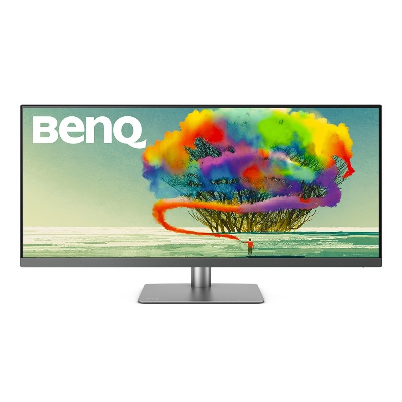 BenQ 34" PD3420Q, Ultrawide WQHD-monitori, tummanharmaa