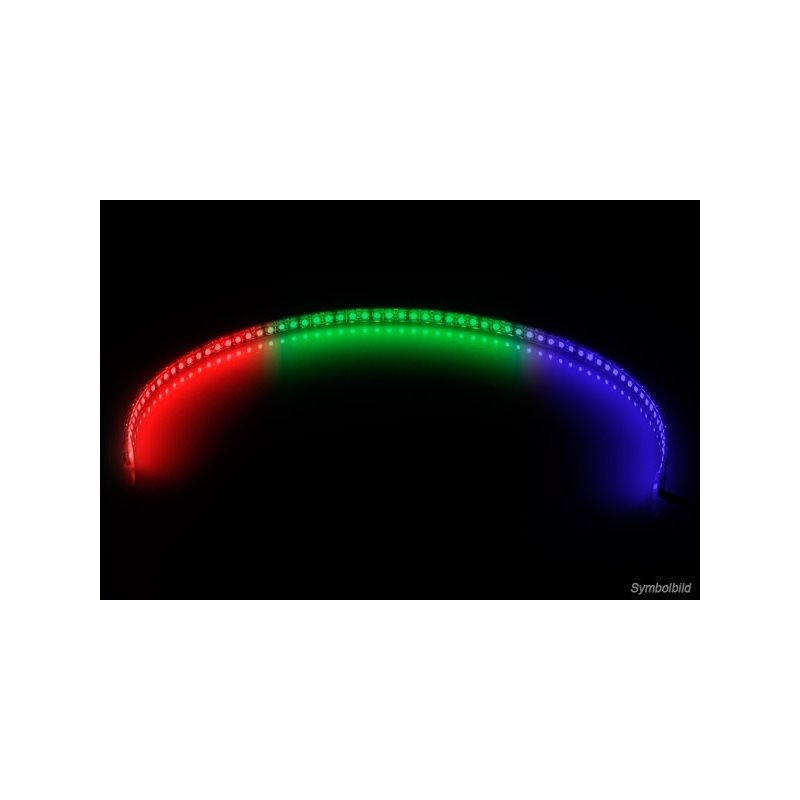 Phobya FlexLight HighDensity LED-valonauha, 300mm, RGB