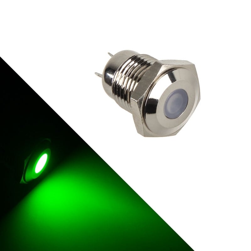 Lamptron Vandalproof LED-valoyksikkö, vihreä/hopea