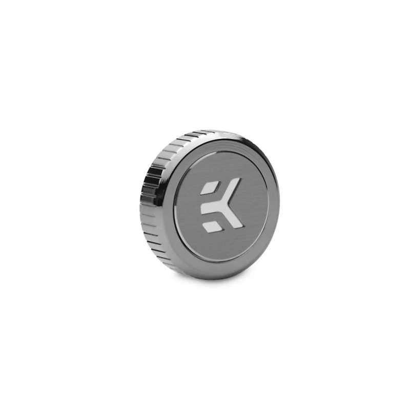 EK-Waterblocks EK-Quantum Torque Plug w/Badge - Black Nickel -tulppa