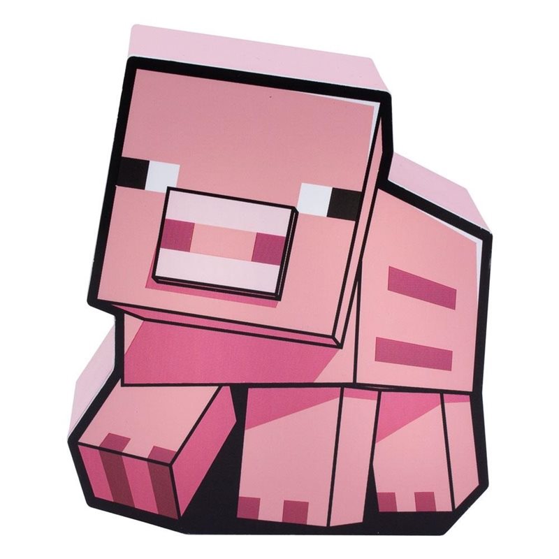 Paladone Minecraft Box Light - Pig, 16cm