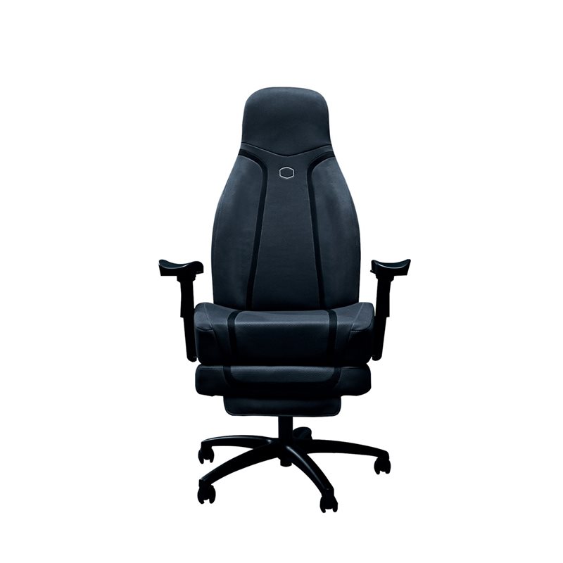 Cooler Master Synk X Haptic Gaming Chair, kangasverhoiltu haptinen pelituoli, musta