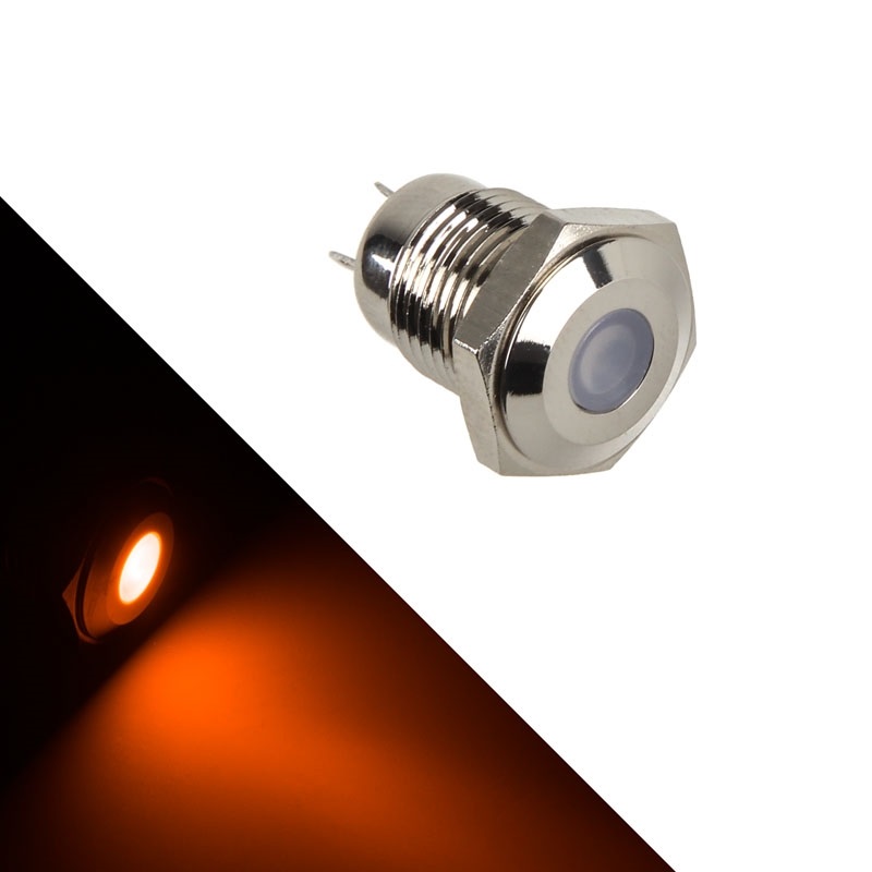 Lamptron Vandalproof LED-valoyksikkö, oranssi/hopea