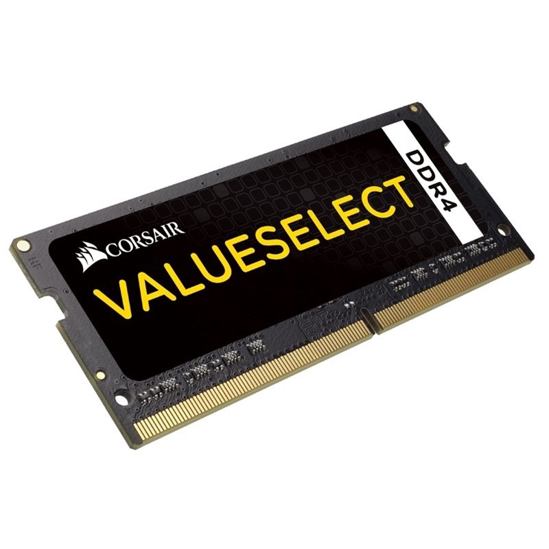 Corsair 8GB (1x8GB) Memory, SO-DIMM DDR4 2133MHz, CL15, 1,20V, musta