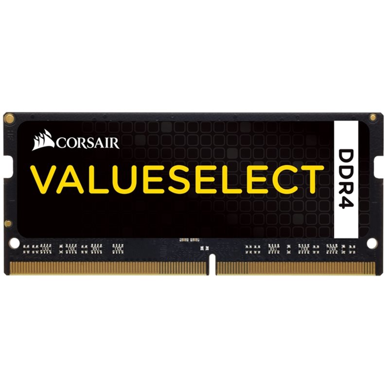 Corsair 4GB (1 x 4GB) Value Select, DDR4 2133MHz, SO-DIMM, CL15, 1.20V, musta