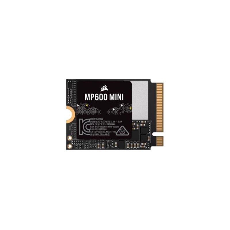 Corsair 1TB MP600 MINI SSD-levy, PCIe Gen4 x4 NVMe M.2 2230, 4800/4800 MB/s