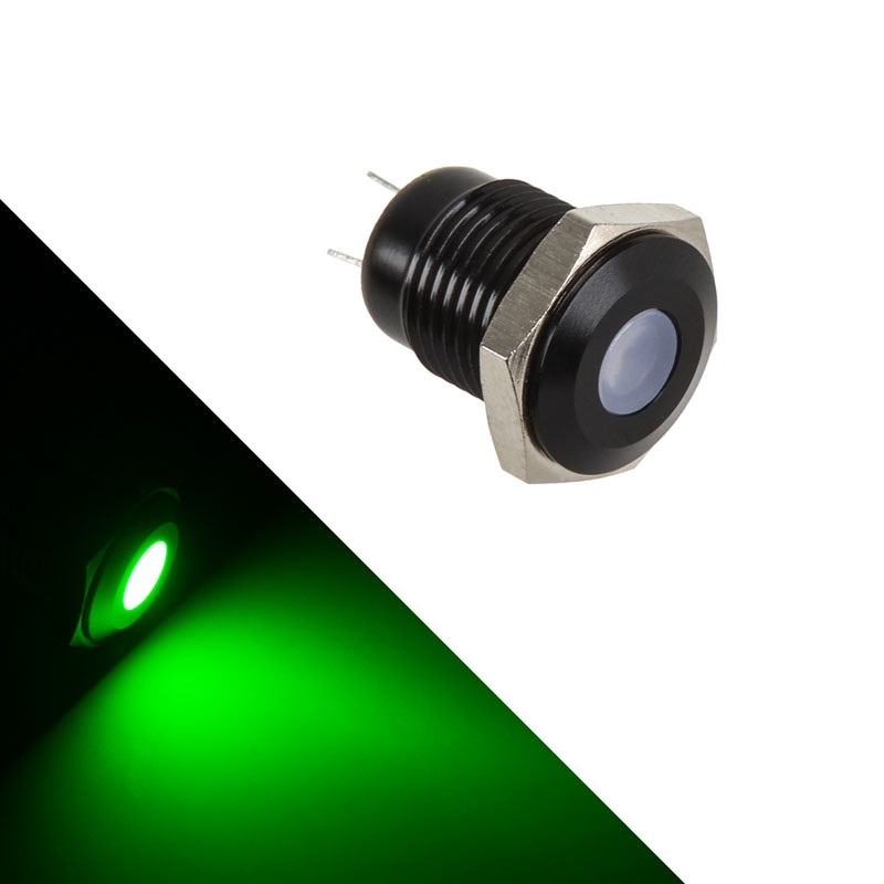 Lamptron Vandalproof LED-valoyksikkö, vihreä/musta