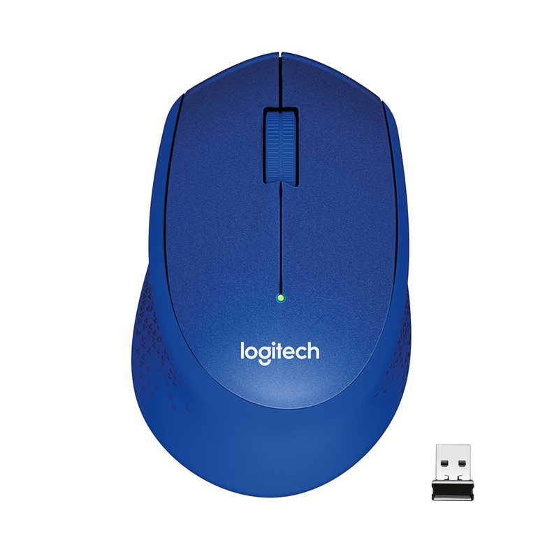 Logitech M330 Silent Plus, 2.4GHz langaton hiiri, sininen