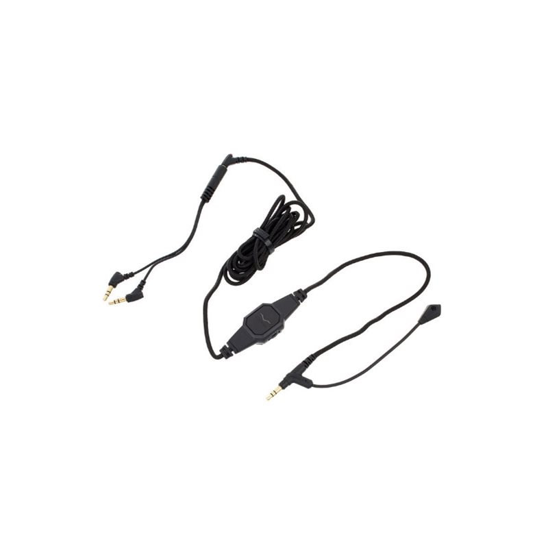V-MODA BoomPro Microphone Cable -kuulokekaapeli mikrofonilla, musta