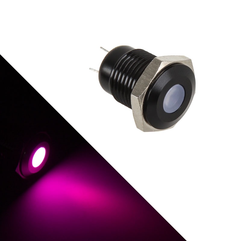 Lamptron Vandalproof LED-valoyksikkö, violetti/musta