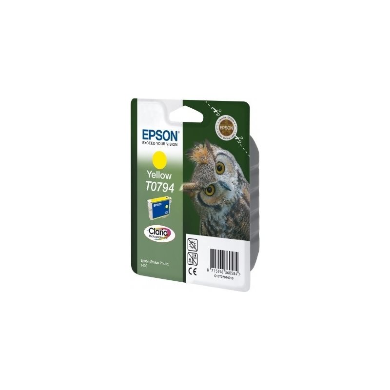 Epson Claria T0794, Keltainen, Mustepatruuna