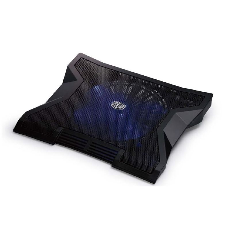 Cooler Master NotePal XL, kannettavan tietokoneen jäähdytin, 230mm tuuletin, musta