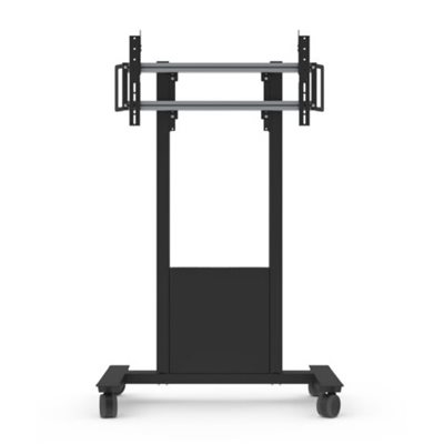 SMS Func Mobile, pyörillä varustettu näyttöteline, musta