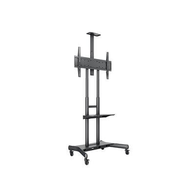 Multibrackets 55-80" M Public Floorstand Basic 180, kärryteline, musta