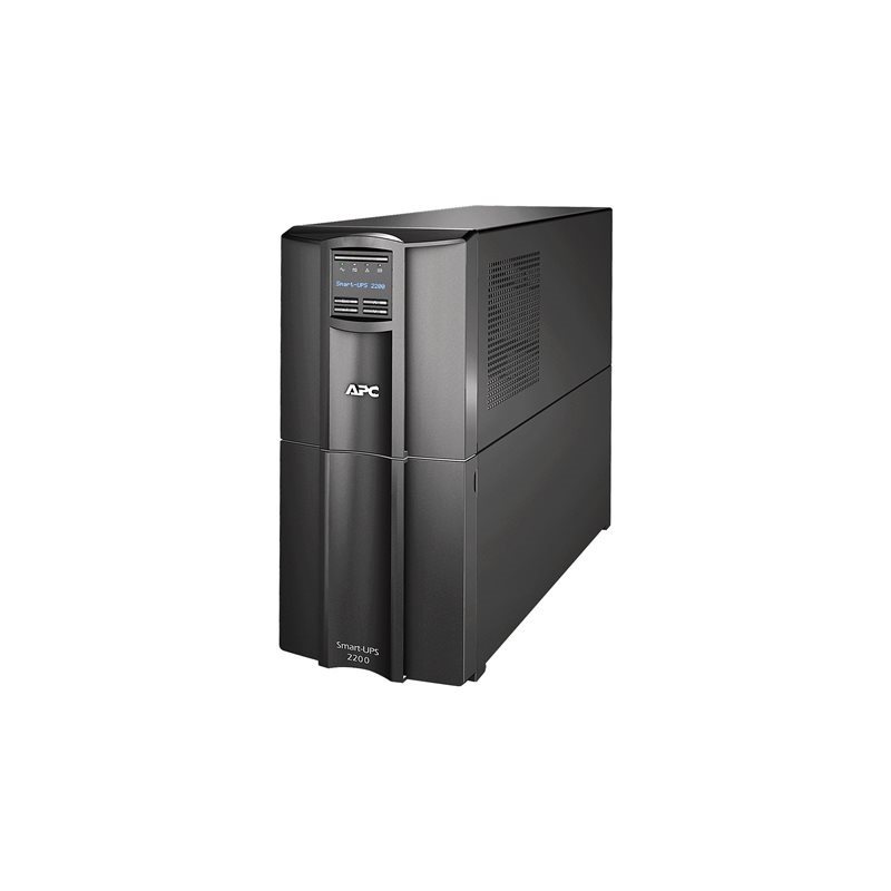 APC Smart-UPS 2200VA, tornimallinen UPS-laite, 8x C13 + 1x C19, musta