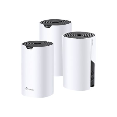 TP-Link Deco S4, Dual-Band Mesh Wi-Fi -järjestelmä, 3-pack, AC1200, valkoinen/musta