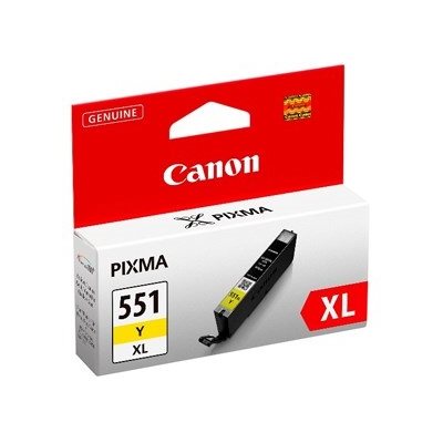 Canon PGI-551XL, keltainen mustepatruuna, 11ml