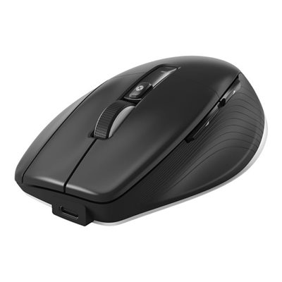 3Dconnexion CadMouse Pro Wireless, langaton ergonominen hiiri, 7200 DPI, musta