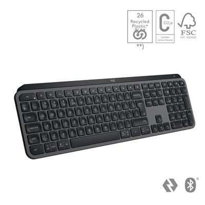 Logitech (Outlet) MX Keys S -näppäimistö, grafiitinharmaa