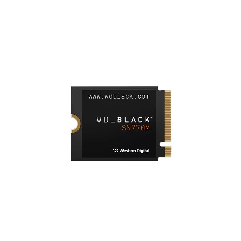 Western Digital 500GB WD_BLACK SN770M NVMe SSD-levy, M.2 2230, PCIe Gen4 x4, 5000/4000 MB/s