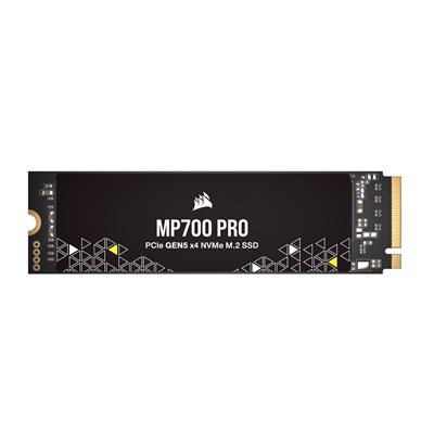 Corsair 2TB MP700 PRO SSD-levy, PCIe Gen5 x4, NVMe 2.0, M.2 2280, 12 400/11 800 MB/s