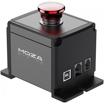 MOZA Racing MOZA E-Stop Switch, musta/punainen