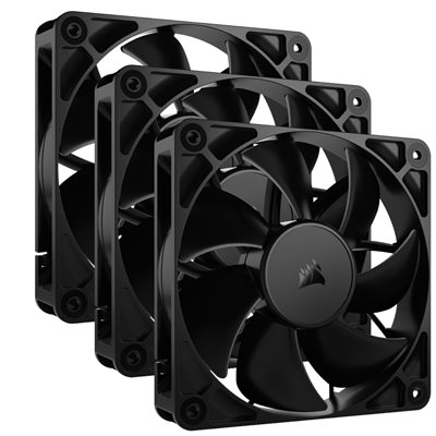 Corsair RS120 - Triple Pack, 120mm PWM-laitetuuletinsarja, musta