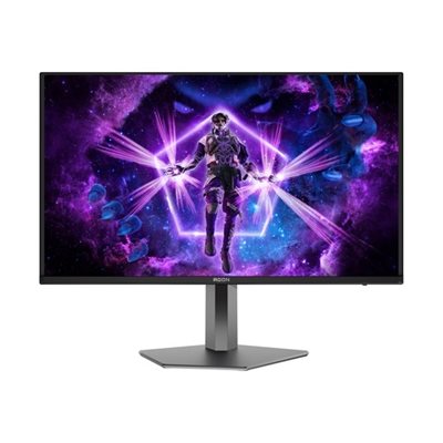 AOC 31,5" AG326UD, 165Hz 4K UHD OLED -pelimonitori, musta/harmaa