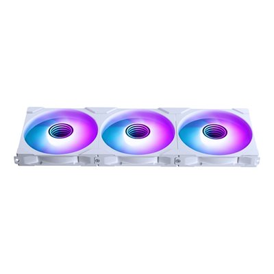 Phanteks M25-140 Gen2 Regular D-RGB - Triple Pack, 140mm PWM-laitetuuletinsarja, valkoinen