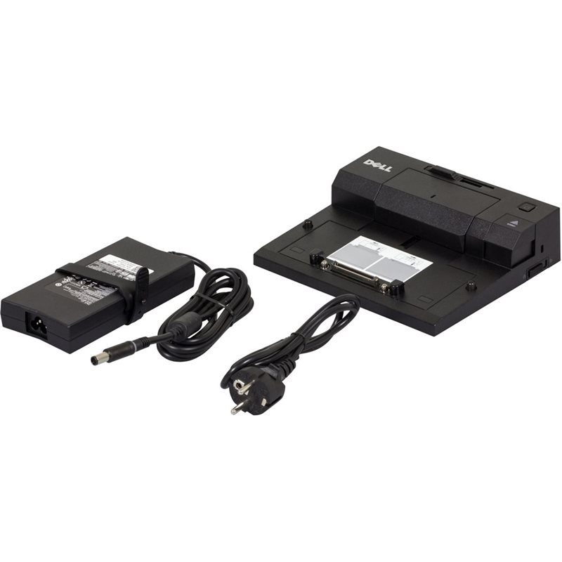 Dell E-Port II Simple Dock -telakointiasema, 130W, musta