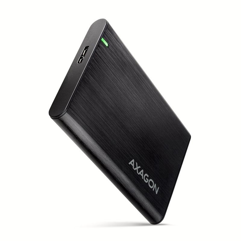 AXAGON (Outlet) Ulkoinen USB-A 3.2 Gen1 -kiintolevykotelo 2.5" SATA III 6G HDD/SSD:lle, 0,4m, musta