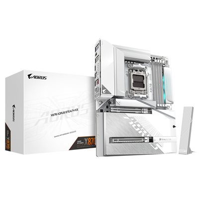 Gigabyte X870 AORUS STEALTH ICE, ATX-emolevy