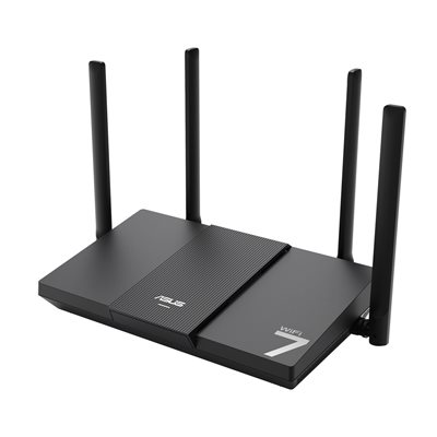 Asus RT-BE50, Dual-band Wi-Fi 7 -reititin, musta