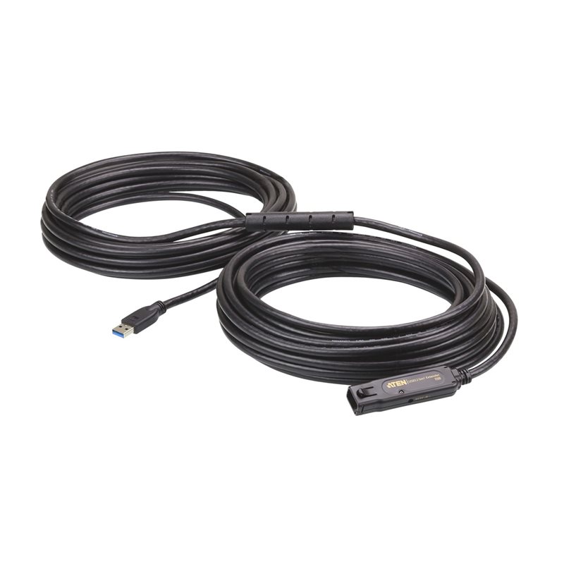 Akasa 3.2 Gen1 USB-A uros-naaras -jatkokaapeli, 15m, musta