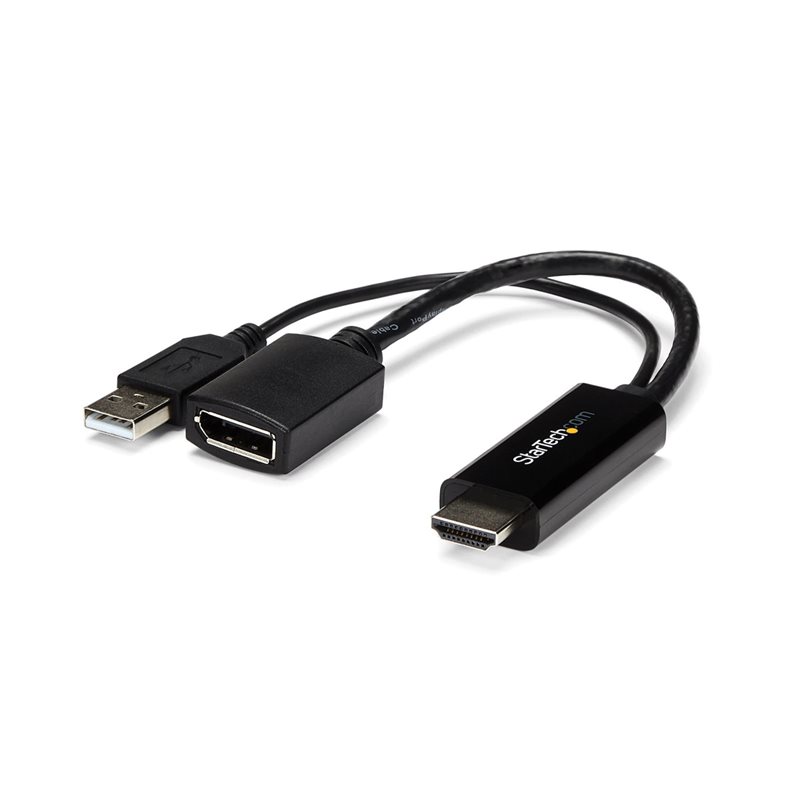 StarTech.com HDMI -> DisplayPort 1.2 -adapteri, musta