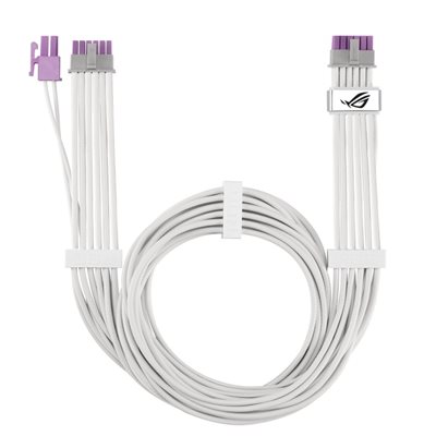 Asus ROG Equalizer White, 12v-2x6, PCIe 5.1, virtajohto, valkoinen