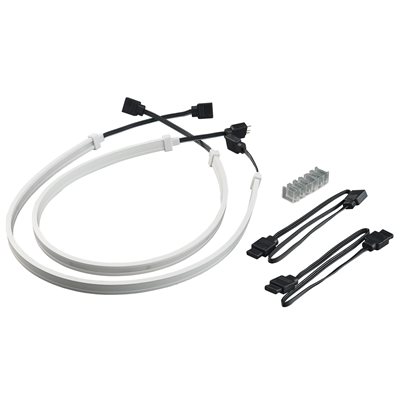 SilverStone LS04, kaksipuolinen ARGB LED -valonauhasarja, 2 x 450mm