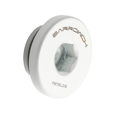 Barrow Kierretulppa, G1/4", valkoinen