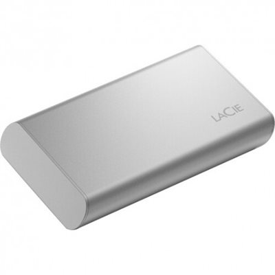 LaCie 500GB Portable SSD, ulkoinen SSD-levy, USB-C, Moon Silver
