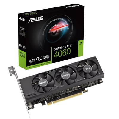 Asus GeForce RTX 4060 LP BRK - OC Edition -näytönohjain, 8GB GDDR6