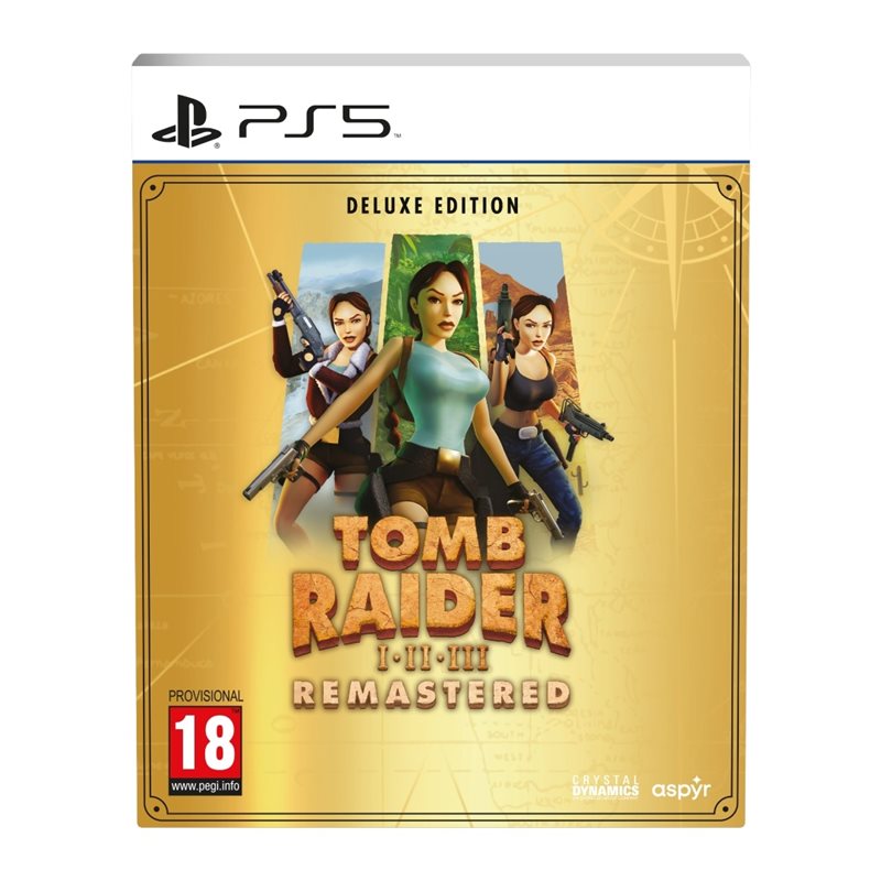 Aspyr Tomb Raider I-III Remastered - Deluxe Edition (PS5, K-18!) Ennakkotilaa!