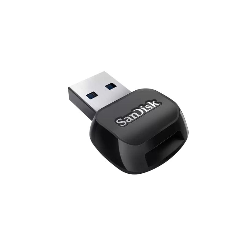 Sandisk Quickflow MicroSD -muistikortinlukija, USB-A, musta